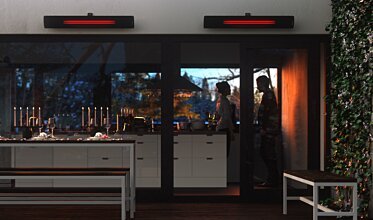 Indoor Kitchen - Infrared radiant heaters